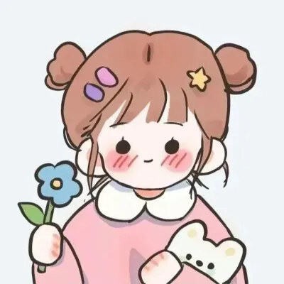 可爱呆萌到爆炸手绘女生头像来袭