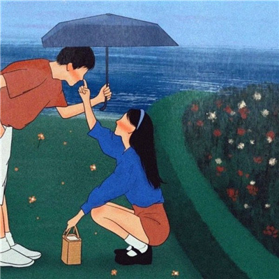 最新甜蜜手绘情侣头像大放送，爱意满满