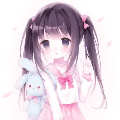 绝美梦幻风情动漫闺蜜头像，每一帧都是少女心