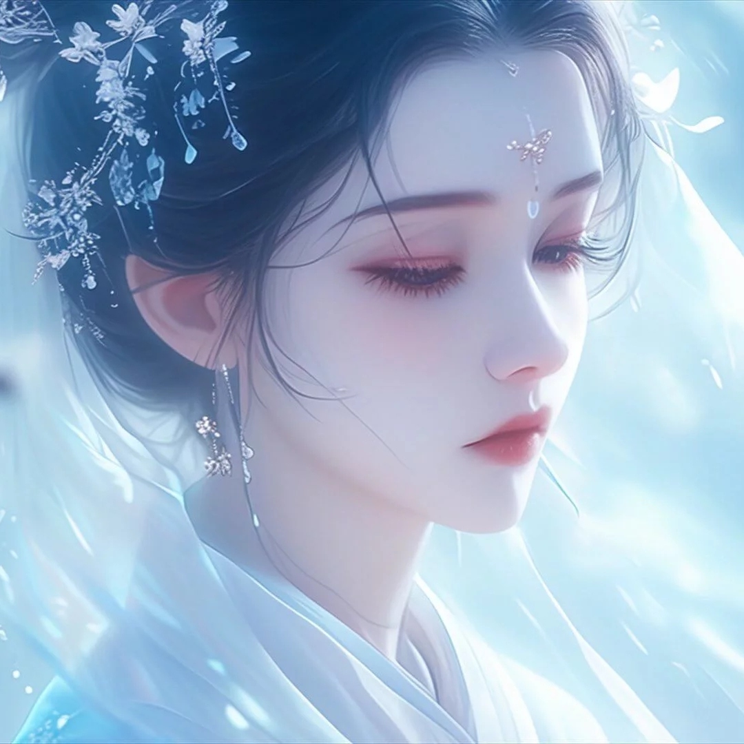 淡雅伤感古风女生头像图片