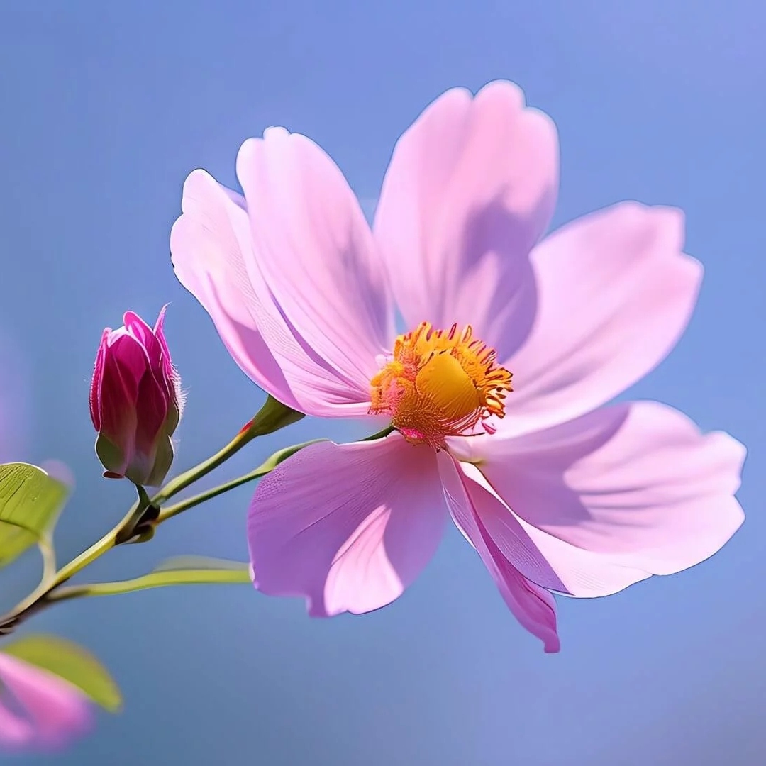 一朵花清新头像图片