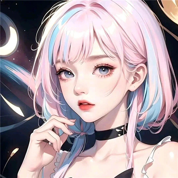 绝美手绘现代美女高清头像图片，惊艳你的每一次滑动