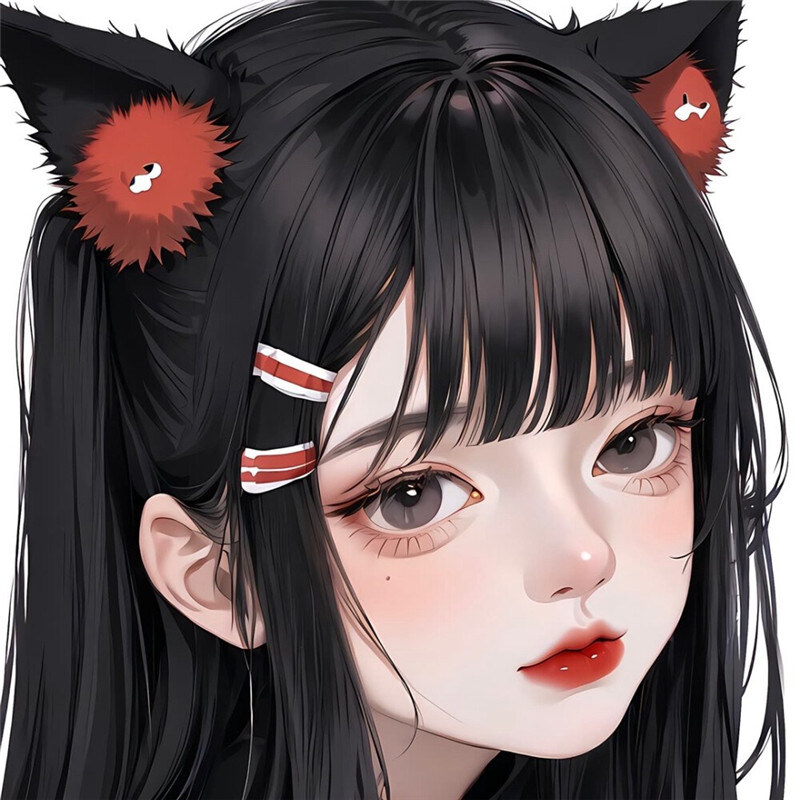美翻啦！这些猫耳朵动漫女生头像
