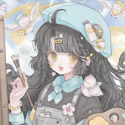 单人闺蜜头像动漫女，好看又高级