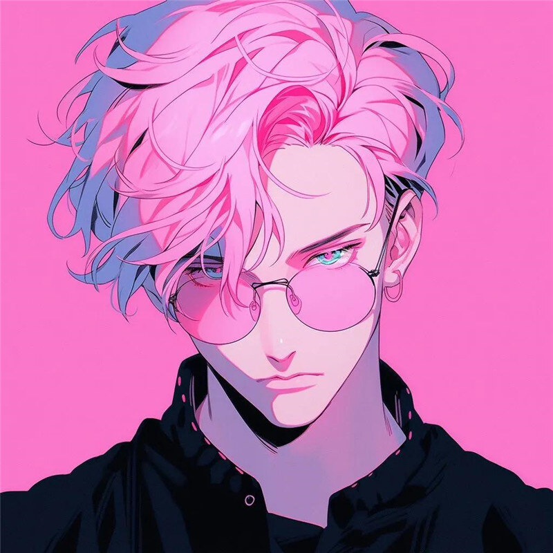 潮流必备！精选超酷戴眼镜动漫男生高清头像集