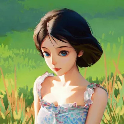 绝美手绘女生高清头像合集，每一笔都尽显精致