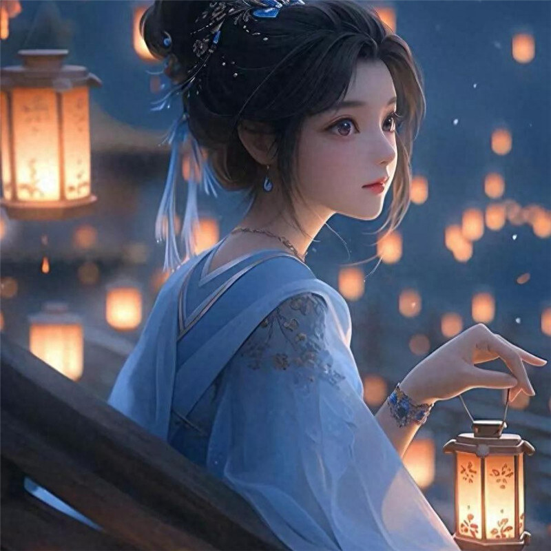 动漫古风温婉美人头像图片，气质与优雅的完美融合