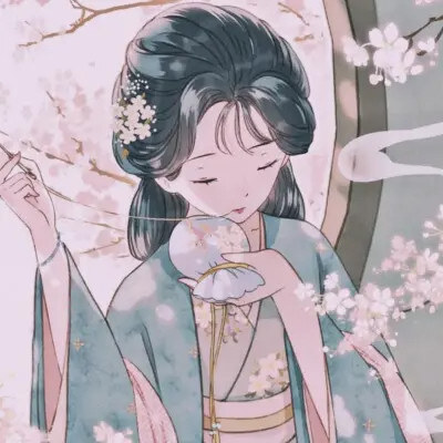 女生头像加背景图一套，女生必备！