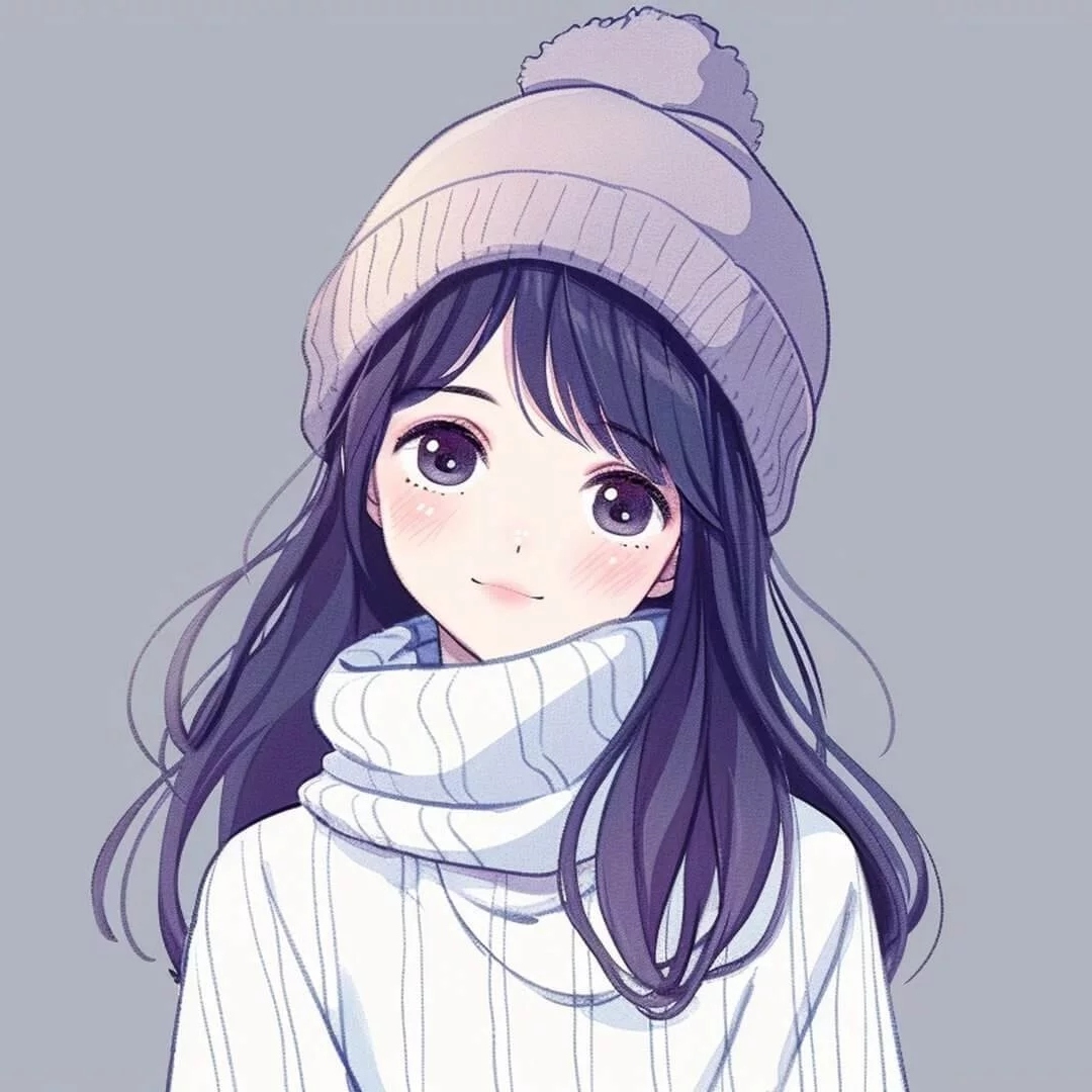 漂亮温柔的动漫女生头像图片